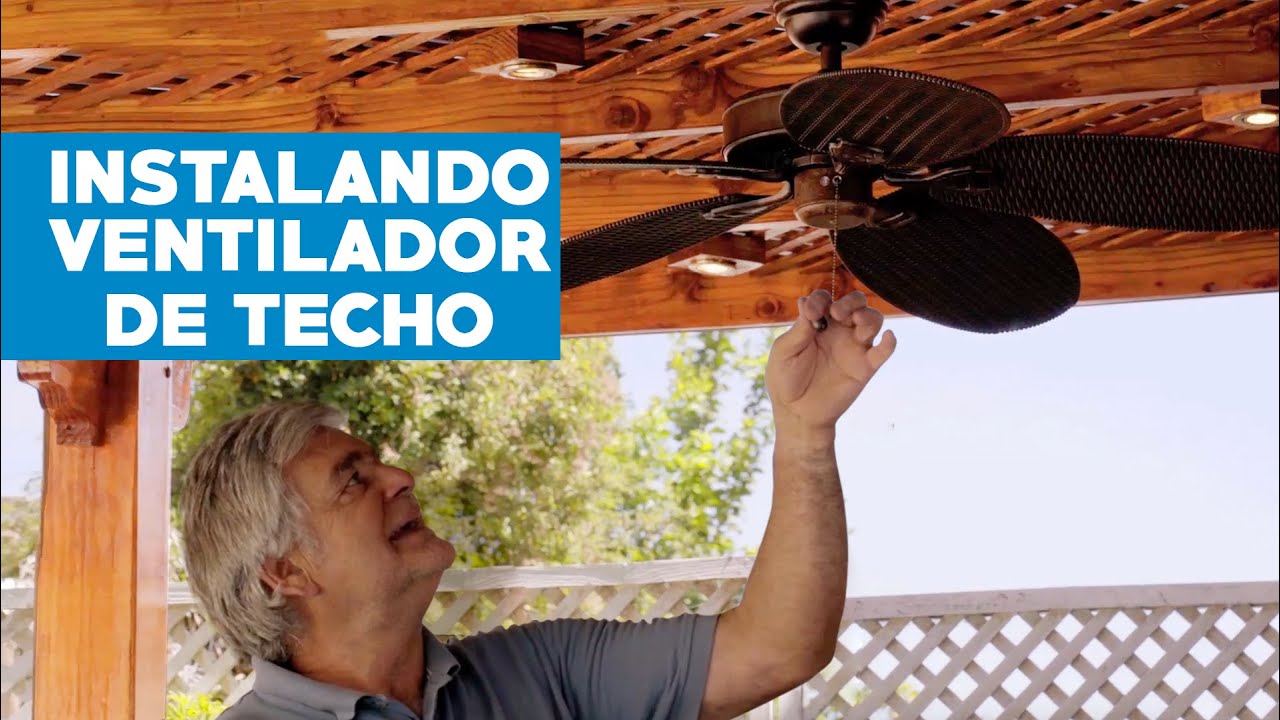 Cómo instalar un ventilador de techo