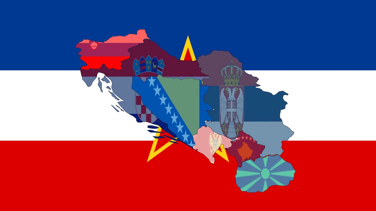 Ex Yugoslavia Flag Animation