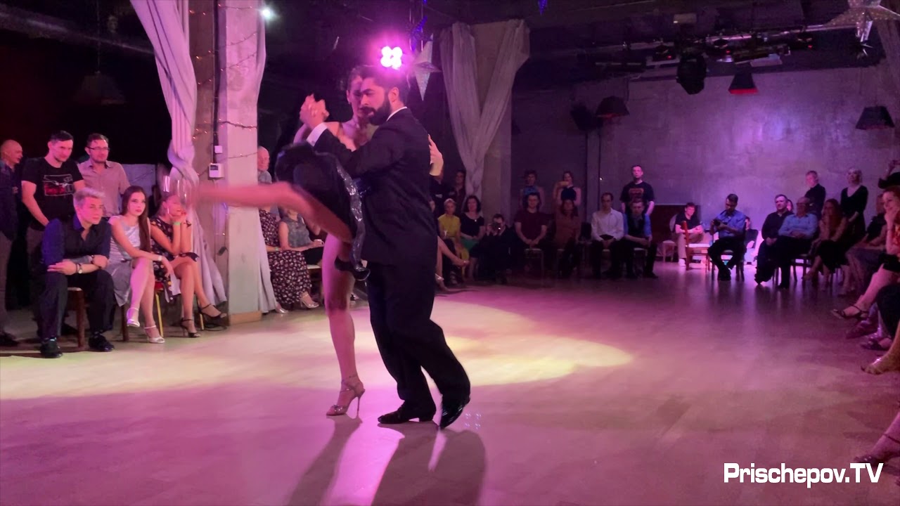 Damian Mechura & Anastasia Mikhaylova, "Me Quede Mirandola", Milonga Ideal, in Planetango 7.02.2019