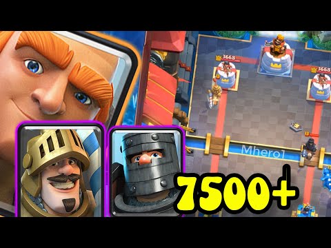Top 10 Giant 2 Prince DECK 7500+ gameplays - Clash Royale