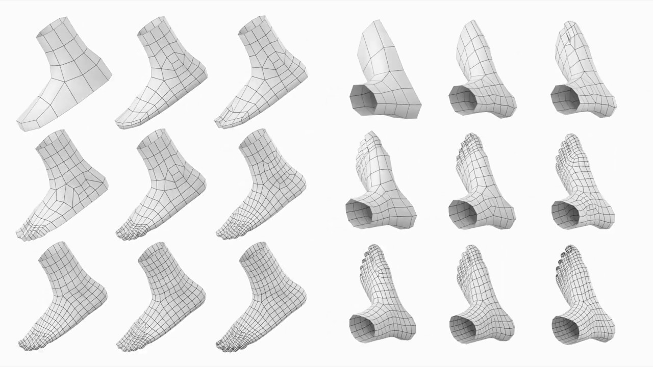 Foot Base Mesh Kit 3D Model