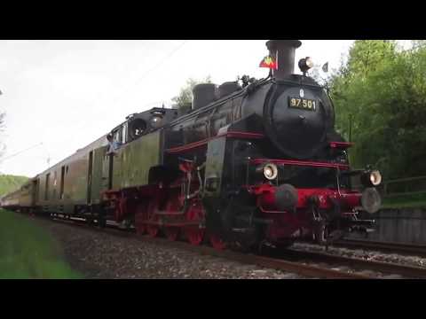 ZHL Dampflok 97 501 am Sonntag, 22.04.2018 um 17.27 Uhr in Wannweil