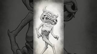 Your Sleep DEMON Is Back 👀 #art #drawing