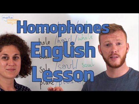 Homophones English Vocabulary Lesson Upper Intermediate