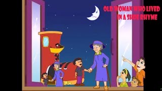 There was an old woman who lived in a shoe | Kids Rhymes and songs with Lyrics