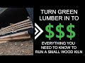 Everything you need to know to run a small Wood Kiln. No Fluff. All the info in one place