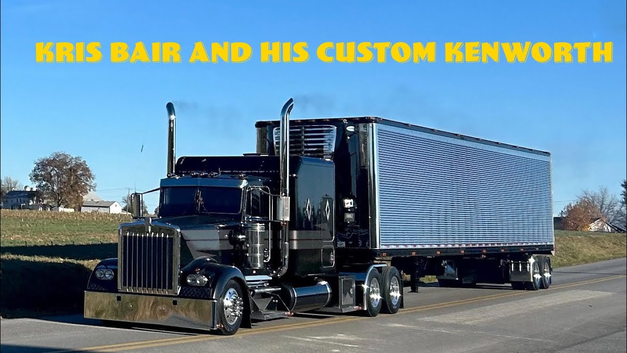 Trucker Interview 🇺🇸  Check out this Beautiful Kenworth piloted by Kris Bair