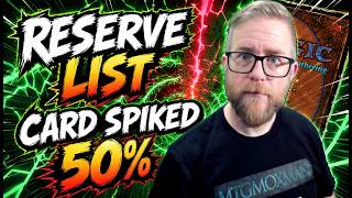 Reserve List Card Spikes 50% What Just Happened.