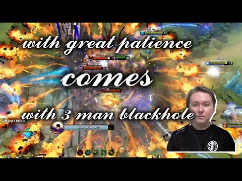 Commended 3 man blackhole - The discipline and patience of Kasane #dota2clips