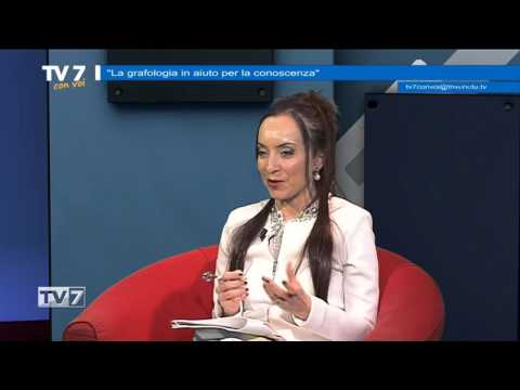Tv7 con Voi del 19/4/2017 - La grafologia in aiuto per la conoscenza (3 di 3)