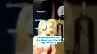 Iggy azalea gets trashed 🗑️ on Radio station live for her freestyle #iggyazalea #shorts #shortsfeed