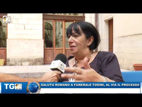 SALUTO ROMANO A FUNERALE TODINI AL VIA IL PROCESSO