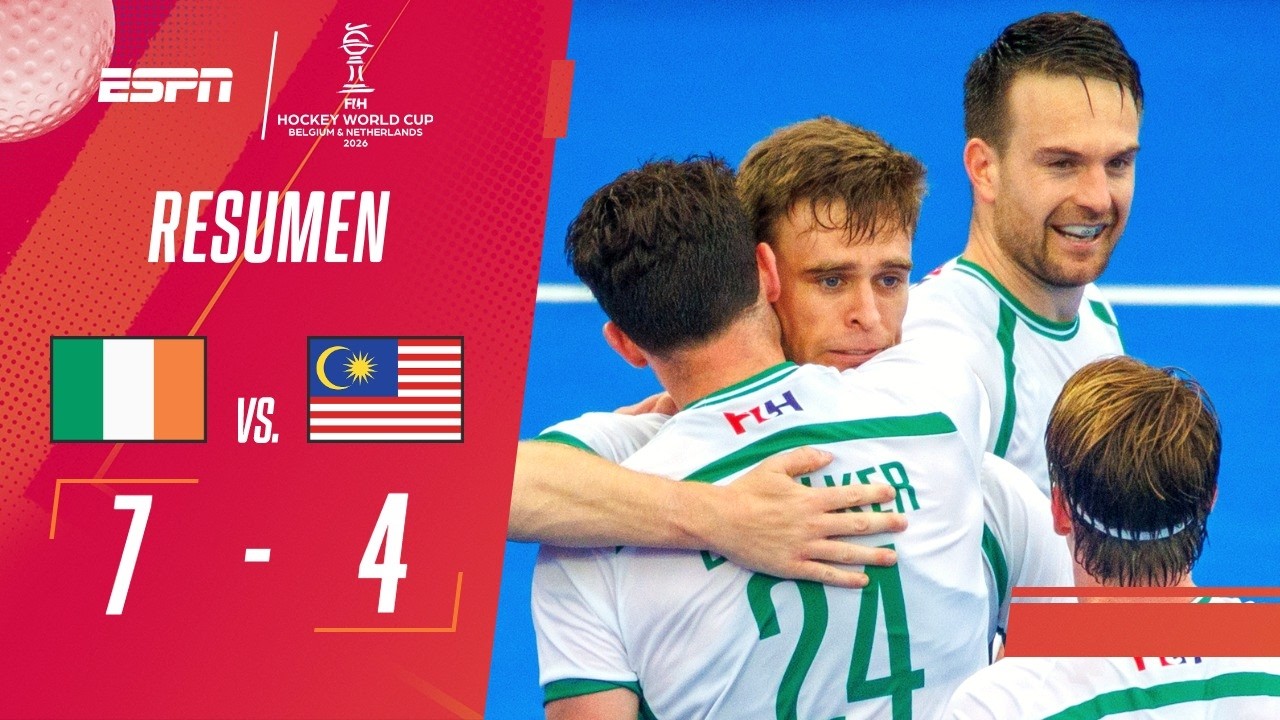 LLUVIA DE GOLES EN EL TRIUNFO DE IRLANDA VS. MALASIA | Irlanda 7-4 Malasia | RESUMEN