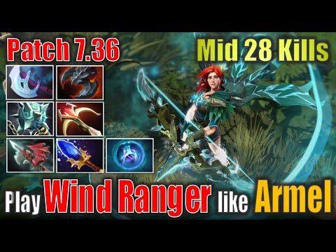 Wind Ranger Mid Carry? You Won't Believe Armel's signature hero 28 Kills!