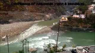 preview picture of video 'Rudraprayag - Where Mandakini joins Alaknanda.'