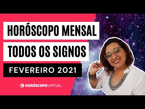 Horóscopo Mensal Fevereiro 2021 [TODOS OS SIGNOS] ✨