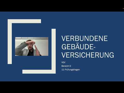 Combined building insurance (VGV) explained for the IHK proficiency examination 34d