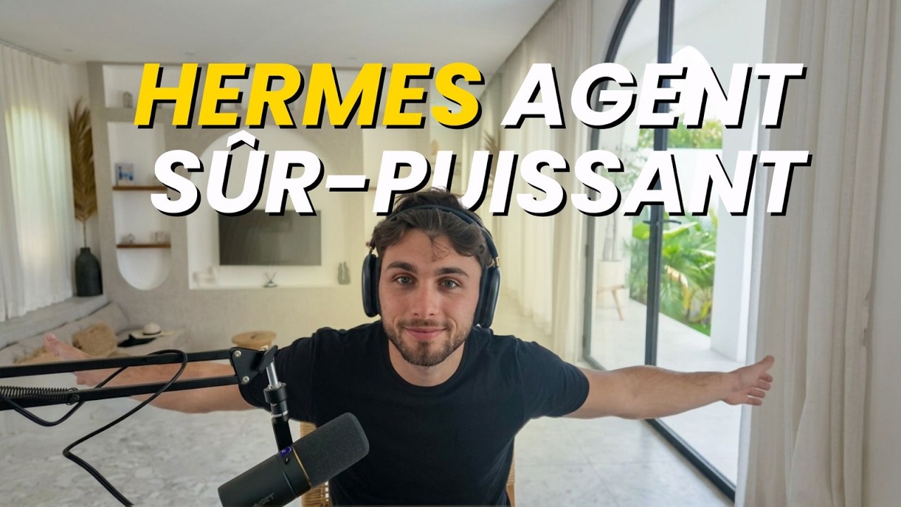 L'AGENT IA qui évolue en AUTONOMIE (Hermes Agent explication)