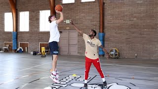 ELITE GUARD WORKOUT! MY D1 BASKETBALL TEAMMATE TRAINED ME!