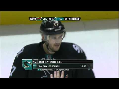 Mitchell goal vs Wild (3-0)