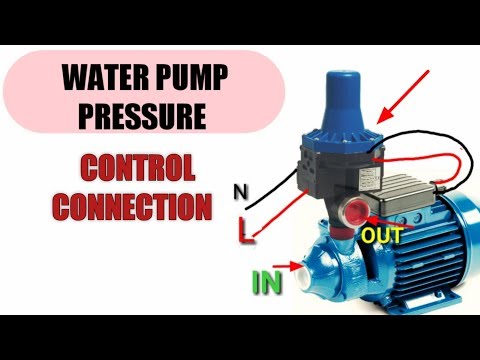 Water pump motor pressure controller switch connection