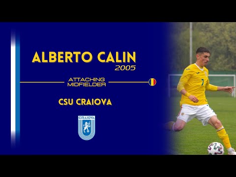 Alberto Calin (2005, AM, CSU Craiova) | Pace, dribbling & passing | Romania U17