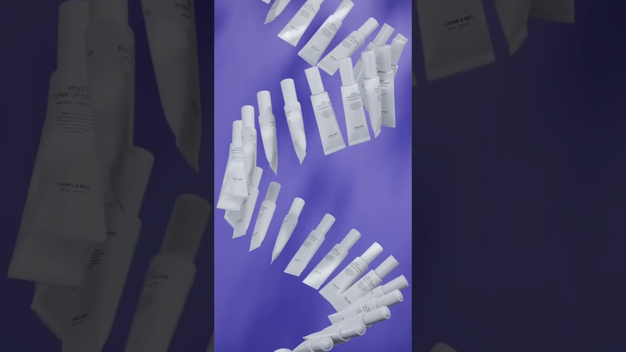 Cosmetic 3d product Animation