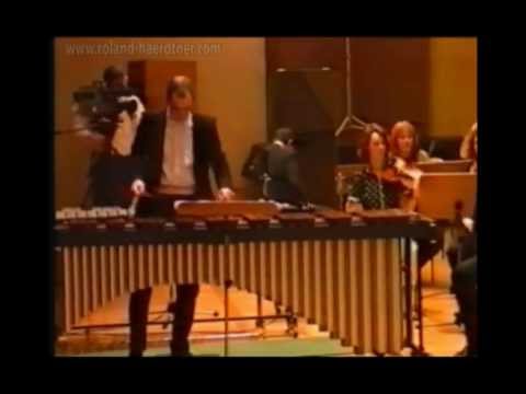 D. Milhaud - Concerto pour Marimba et Vibraphone, Mvmt.1, Animé performed by Roland Härdtner 1990