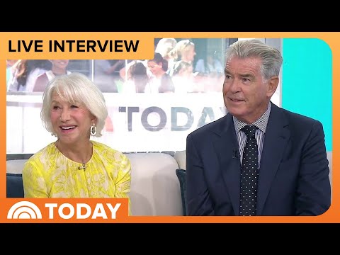 Helen Mirren and Pierce Brosnan Talk Finally Sharing the Screen