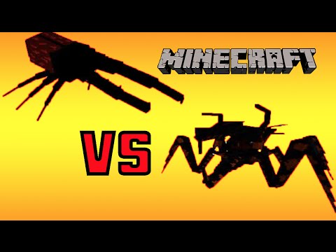 Minecraft Mob Battle Jumpy Bug vs. Hercules Beetle