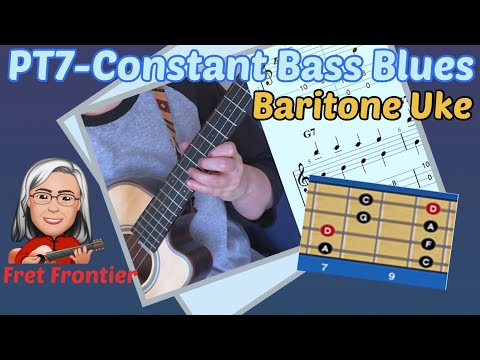 Baritone Uke: PT7 ACOUSTIC BLUES | Frets 7 thru 10 | Etude