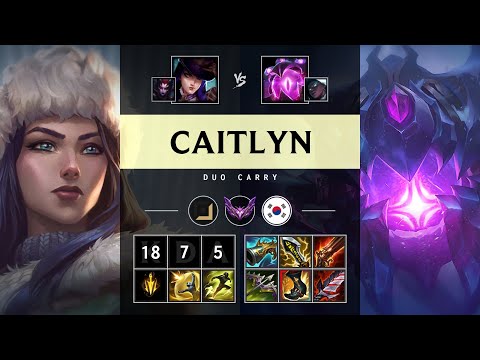 Caitlyn ADC vs Vel'Koz - KR Master Patch 25.11