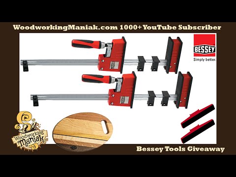 Bessey BESSEY AV2 pėsčiomis, clamp (juoda / raudona, 4 vnt) video