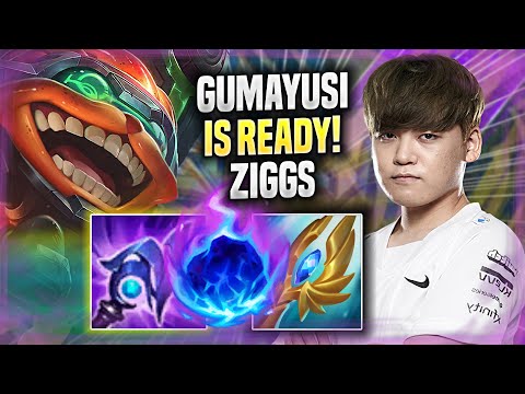 GUMAYUSI IS READY FOR ZIGGS! - T1 Gumayusi Plays Ziggs ADC vs Xerath! | Preseason 2022