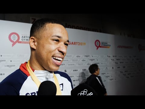 Joe Fraser (GBR) Interview 2019 Worlds Stuttgart - Parallel Bars Final