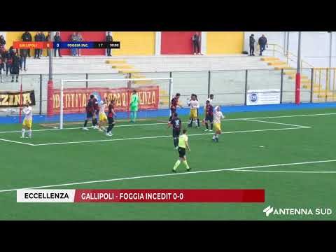 30 MARZO 2025 - ECCELLENZA: GALLIPOLI - FOGGIA INCEDIT 0-0