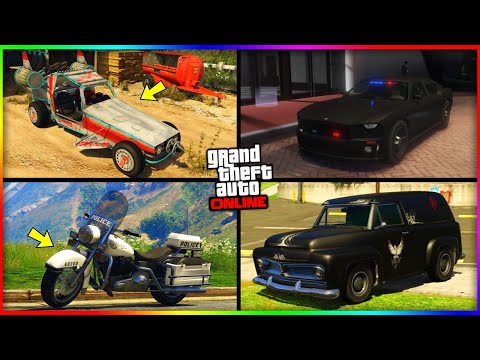 How to Own These 8 Hidden/Secret Vehicles in GTA 5 Online! Slam Van, Police Car & More! Cjp_Mystic