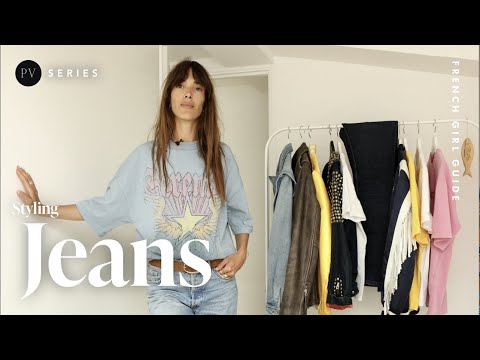 French Girl’s Jeans Guide: In The Closet of An Art Director (5 Jeans Looks)
