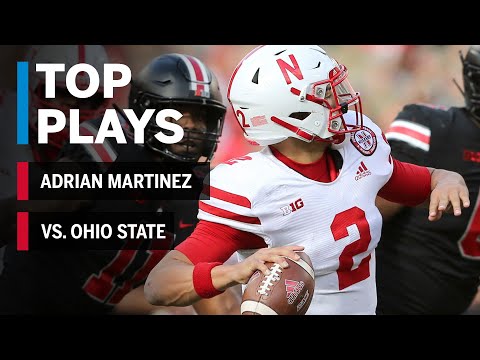Top Plays: Adrian Martinez Highlights vs. Ohio State Buckeyes | Big Ten Football
