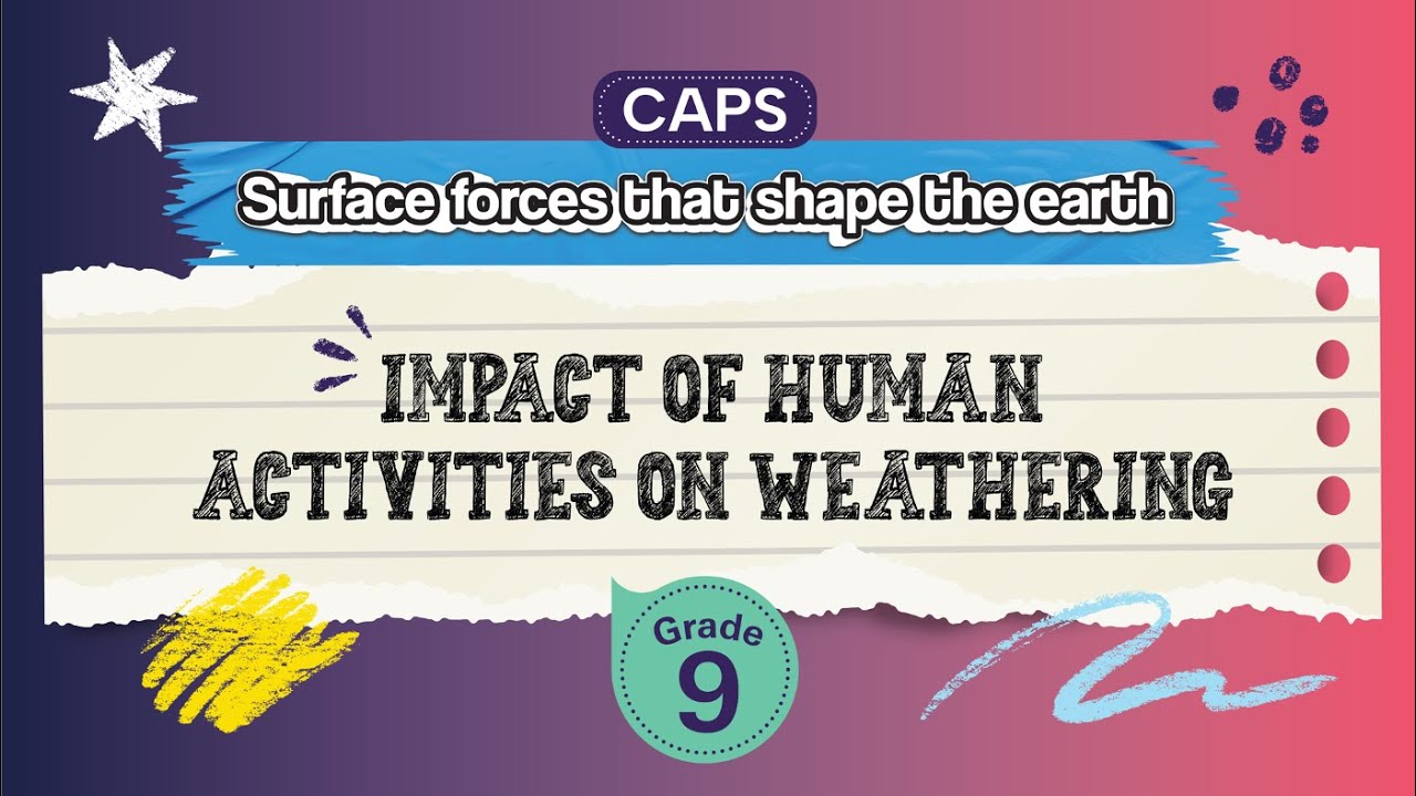 Impact of Human Activities on Weathering