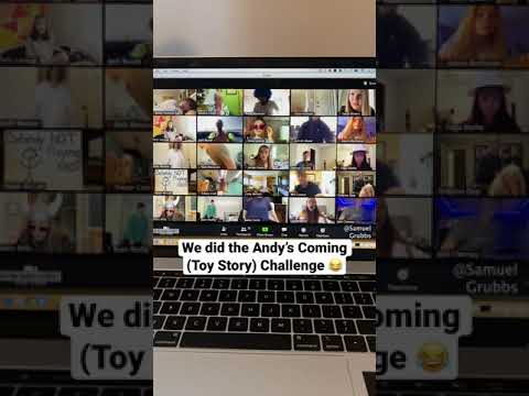 Our Whole Zoom Class Pranked Our Teacher (Andy's Coming Toy Story Challenge)