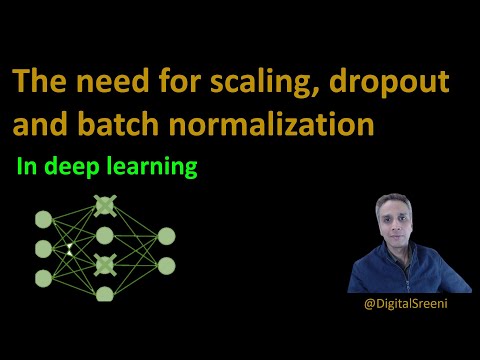 138 - The need for scaling, dropout, and batch normalization in deep learning