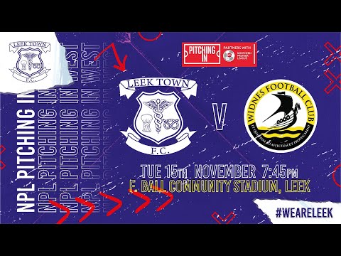 Leek Town vs Widnes FC - 15th Nov - NPL West