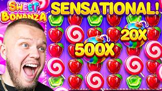 I FINALLY HAD MY LUCKIEST SESSION ON SWEET BONANZA!? (Big Slot Win!?)