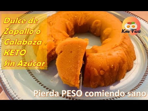Como HACER Dulce de Zapallo Cetogenico / Calabaza / Keto