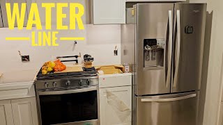 How To Install A Water Line For Your Refrigerator & Ice Maker!