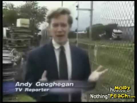 Reporter Touches A 6000 Volt Electric Fence