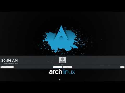 ArcoLinux : 1881 Going from Lightdm to SDDM - choose any of the new SDDM themes - overview