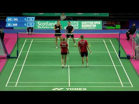 Mixed doubles | Gicquel/Delrue (FRA) v Jille/Van Der Aar (NED) | Scottish Open 2018 - Day 1