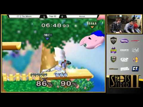 Shots Fired 2 - CT | The Moon (Marth) vs Atomsk (Puff) - Top 32 - Melee